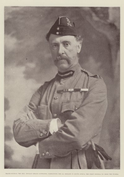 Neville Gerald Lyttelton少将，指挥南非第四旅，第一任跨越图盖拉的将军 作者 英国摄影师