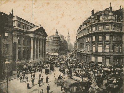 Mansion House，Queen Victoria Street和Cheapside，London 作者 英国摄影师
