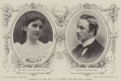 GN Curzon和Mary Leiter小姐的婚姻 作者 英国摄影师