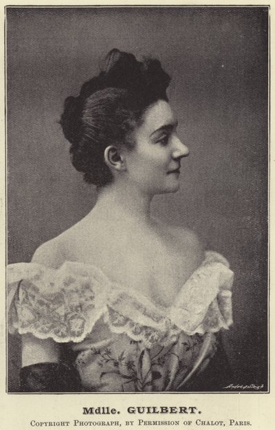 Mdlle Guilbert 作者 英国摄影师