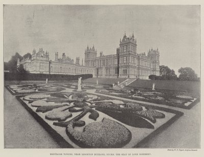 Mentmore Towers，靠近Leighton Buzzard，Buckinghamshire，Lord Rosebery 作者 英国摄影师