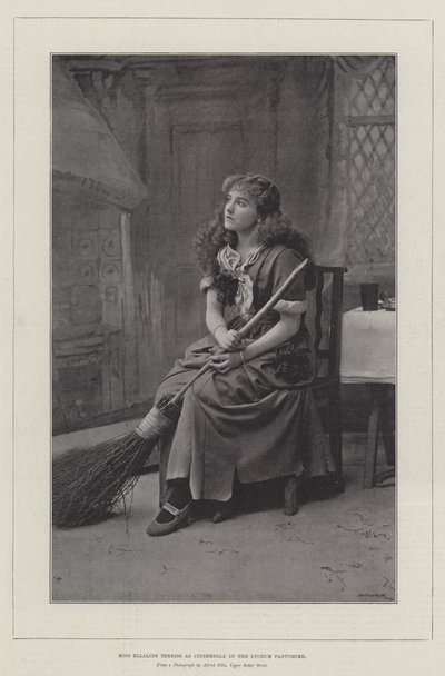 Ellaline Terriss小姐在Lyceum哑剧中饰演灰姑娘 作者 英国摄影师