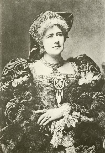 Ellen Terry女士饰演凯瑟琳女王（凹版印刷） 作者 英国摄影师