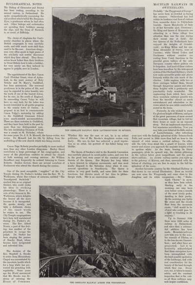 瑞士山区铁路 作者 英国摄影师