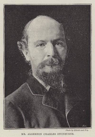 Algernon Charles Swinburne先生 作者 英国摄影师