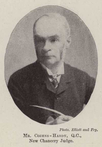 Cozens-Hardy先生，QC，新法官 作者 英国摄影师