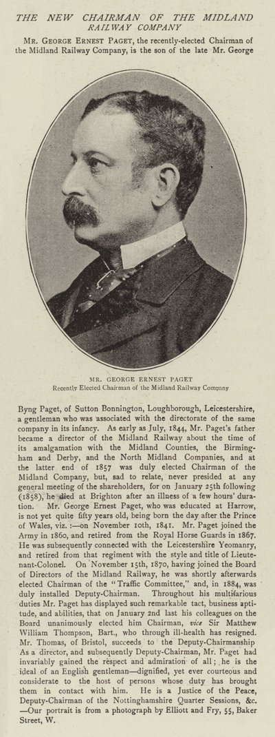 George Ernest Paget先生 作者 英国摄影师