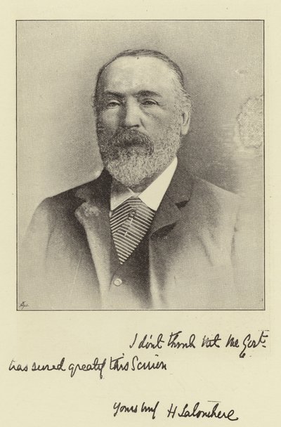 Henry Labouchere先生，Northampton议员和Truth编辑 作者 英国摄影师