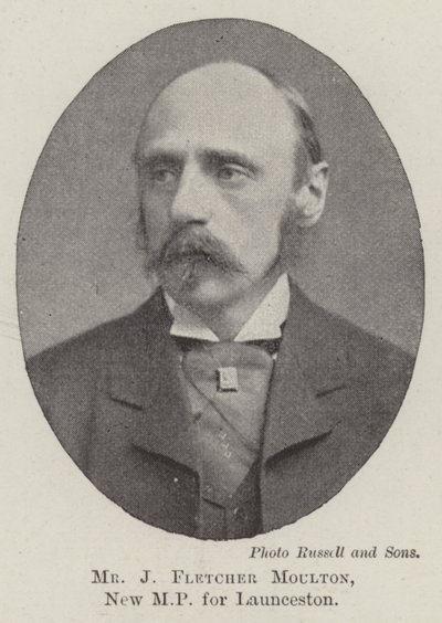 朗塞斯顿新任议员J Fletcher Moulton先生 作者 英国摄影师