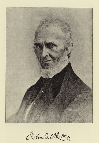美国贵格会诗人John G Whittier先生 作者 英国摄影师