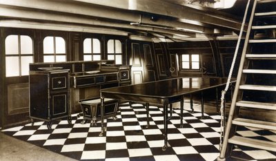 HMS胜利的Nelsons餐厅 作者 英国摄影师