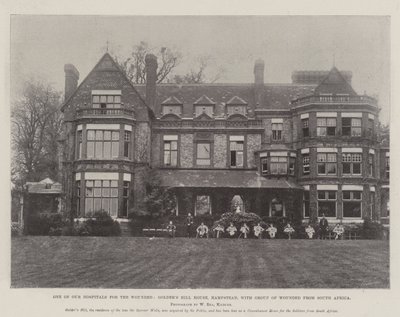 我们的受伤之一，Golders Hill House，汉普斯特德，来自南非的受伤群体 作者 英国摄影师