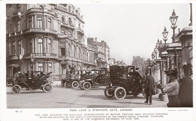 Park Lane和Stanhope Gate 作者 英国摄影师