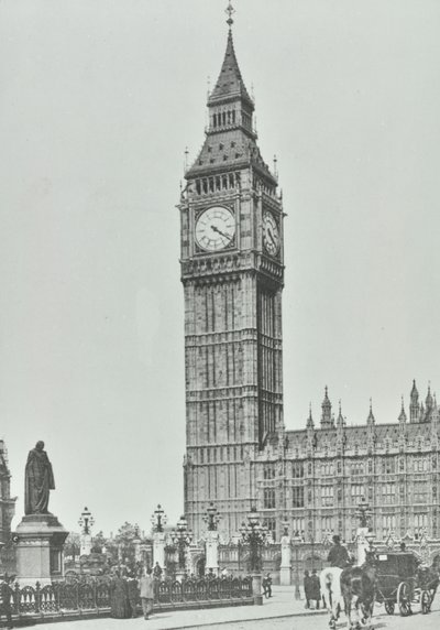 议会广场，威斯敏斯特LB：大本钟，1896年 作者 英国摄影师