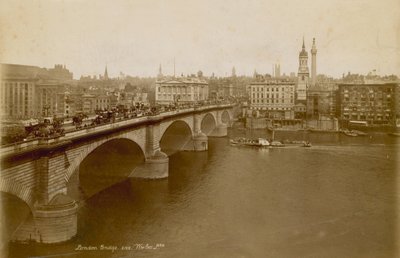 伦敦桥照片。 c 1900 作者 英国摄影师