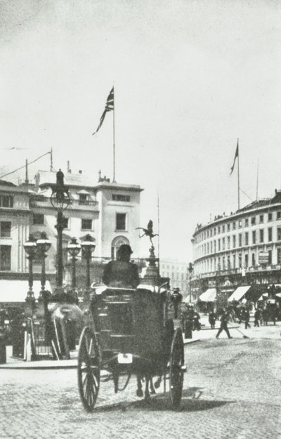 皮卡迪利马戏团，威斯敏斯特LB：寻找摄政街，1890年 作者 英国摄影师