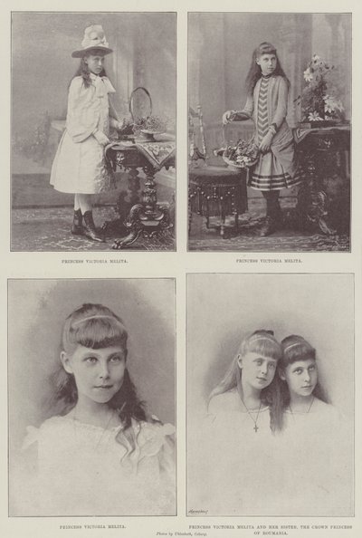 Saxe-Coburg和Gotha的Victoria Melita公主 作者 English Photographer