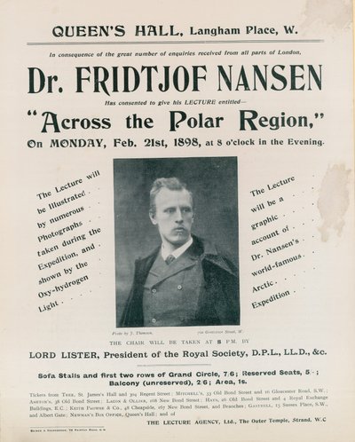 整个极地地区Fridtjof Nansen博士讲座 作者 英国摄影师