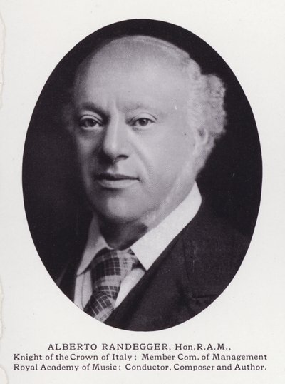 Prominent Men of London: Alberto Randegger (b/w photo) 作者 英国摄影师