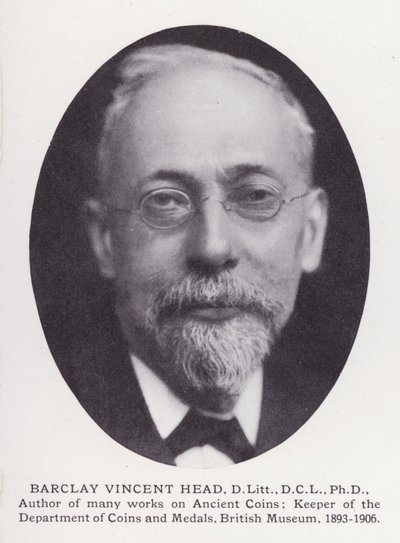 Prominent Men of London: Barclay Vincent Head (b/w photo) 作者 英国摄影师