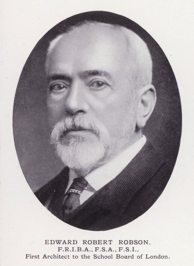 Prominent Men of London: Edward Robert Robson (b/w photo) 作者 英国摄影师
