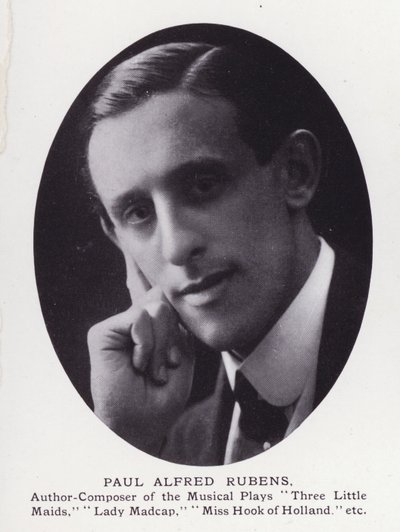 Prominent Men of London: Paul Alfred Rubens (b/w photo) 作者 英国摄影师
