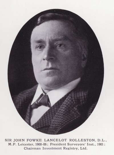 Prominent Men of London: Sir John Fowke Lancelot Rolleston (b/w photo) 作者 英国摄影师