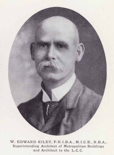 伦敦杰出人物：W Edward Riley（黑白照片） 作者 英国摄影师