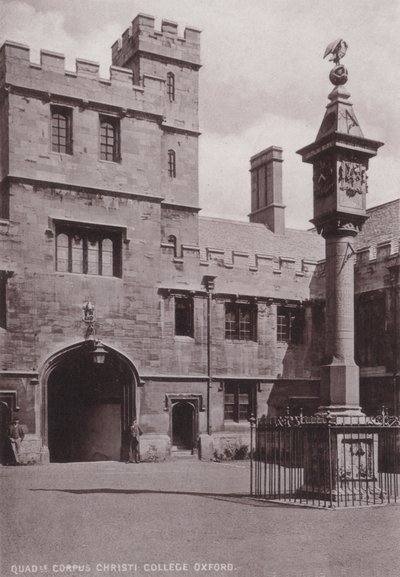 科珀斯克里斯蒂学院牛津四边形 作者 英国摄影师