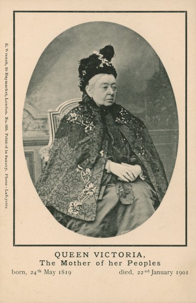 维多利亚女王，她的母亲 作者 英国摄影师