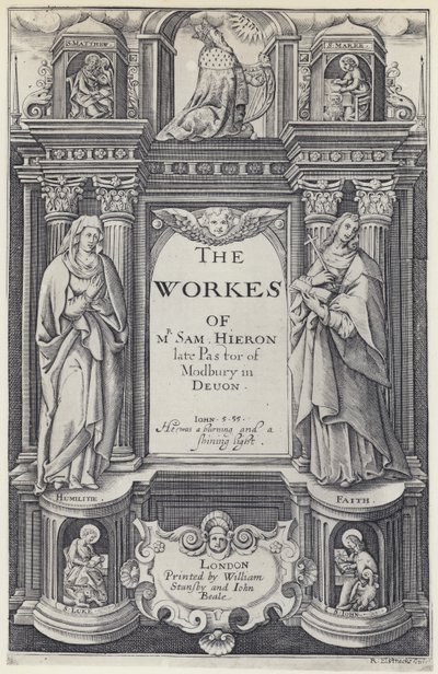 S Hieron, The Workes, W Stansby and J Beale, c 1614 (b/w photo) 作者 英国摄影师