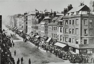 Saint Jamess Street，Westminster LB：1889年从Pall Mall向北看 作者 英国摄影师