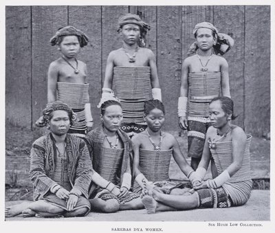 Sarebas Dya 妇女（黑白照片） 作者 英国摄影师