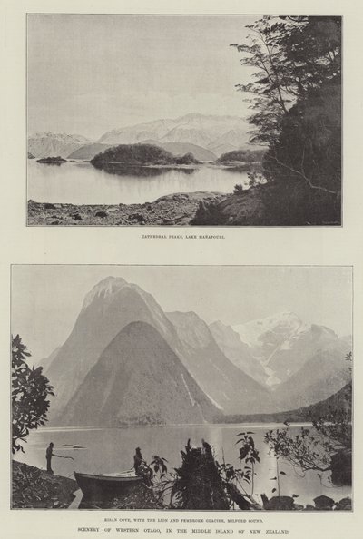 西奥塔哥的风景，在新西兰的中间岛 作者 English Photographer