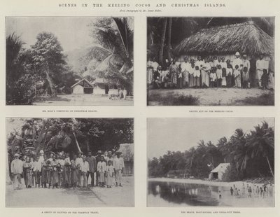 Keeling Cocos和圣诞岛的场景 作者 英国摄影师