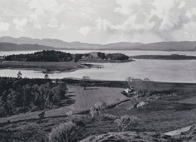 苏格兰。Dunstaffnage城堡（黑白照片 作者 英国摄影师