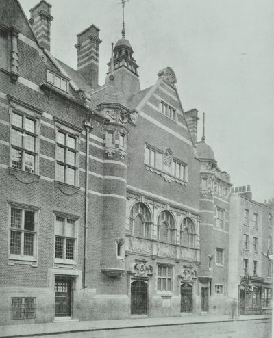 肖尔迪奇公共浴场：外观，1898年 作者 英国摄影师