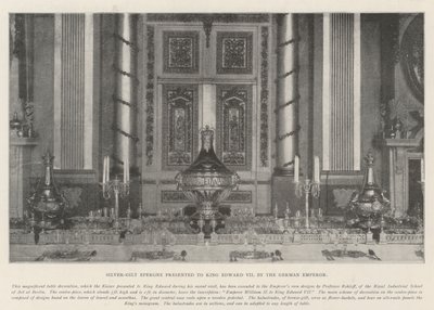Silver-Gilt Epergne由德国皇帝赠送给爱德华七世国王 作者 英国摄影师