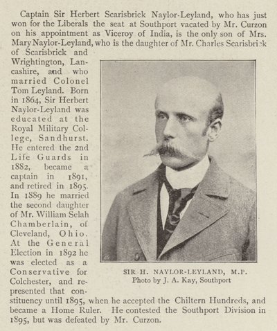 国会议员H Naylor Leyland爵士 作者 英国摄影师