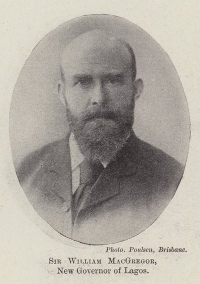 拉各斯新总督William MacGregor爵士 作者 英国摄影师