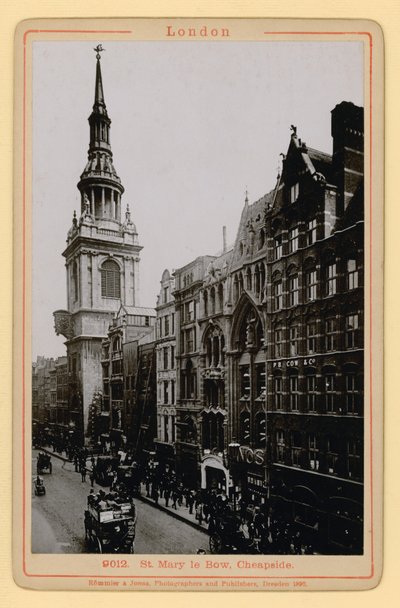 St Mary le Bow，Cheapside，伦敦 作者 英国摄影师