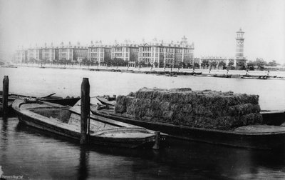 阿尔伯特堤防圣托马斯医院，19世纪晚期 作者 英国摄影师