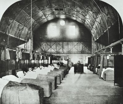 St Thomass医院：1868年在萨里花园音乐厅的临时病房 作者 英国摄影师