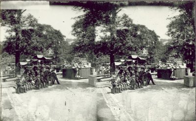 St Jamess Park Stalls的立体图像 作者 英国摄影师