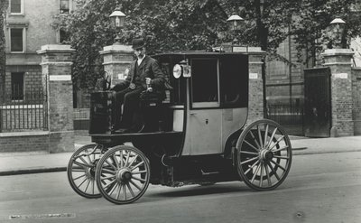 出租车 - 电动，1897-1900 作者 英国摄影师