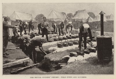 英国士兵饮食，野外烤箱和厨房 作者 英国摄影师