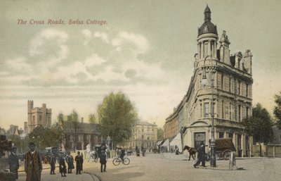The Cross Roads, Swiss Cottage, London (colour photo) 作者 英国摄影师