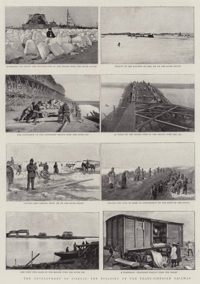 西伯利亚的发展，跨西伯利亚铁路的建设 作者 English Photographer