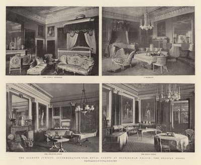 The Diamond Jubilee，白金汉宫的皇家宾客住宿，比利时客房 作者 英国摄影师