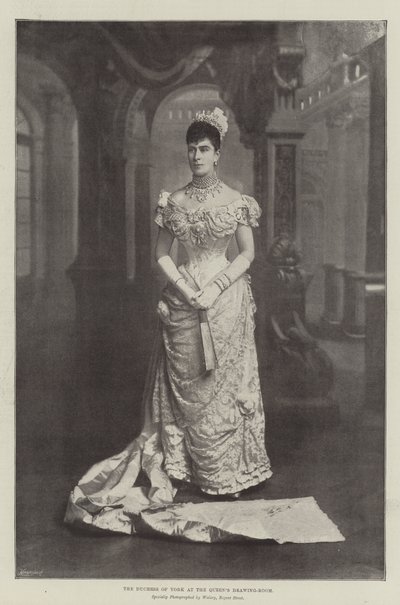 约克公爵夫人在皇后区绘图室 作者 English Photographer